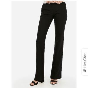 Express Low Rise Flare Editor Pant